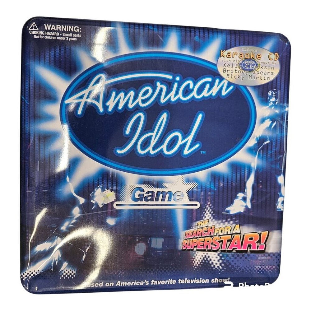 American Idol Board Game With Karaoke CD & Accessories - Complete Set